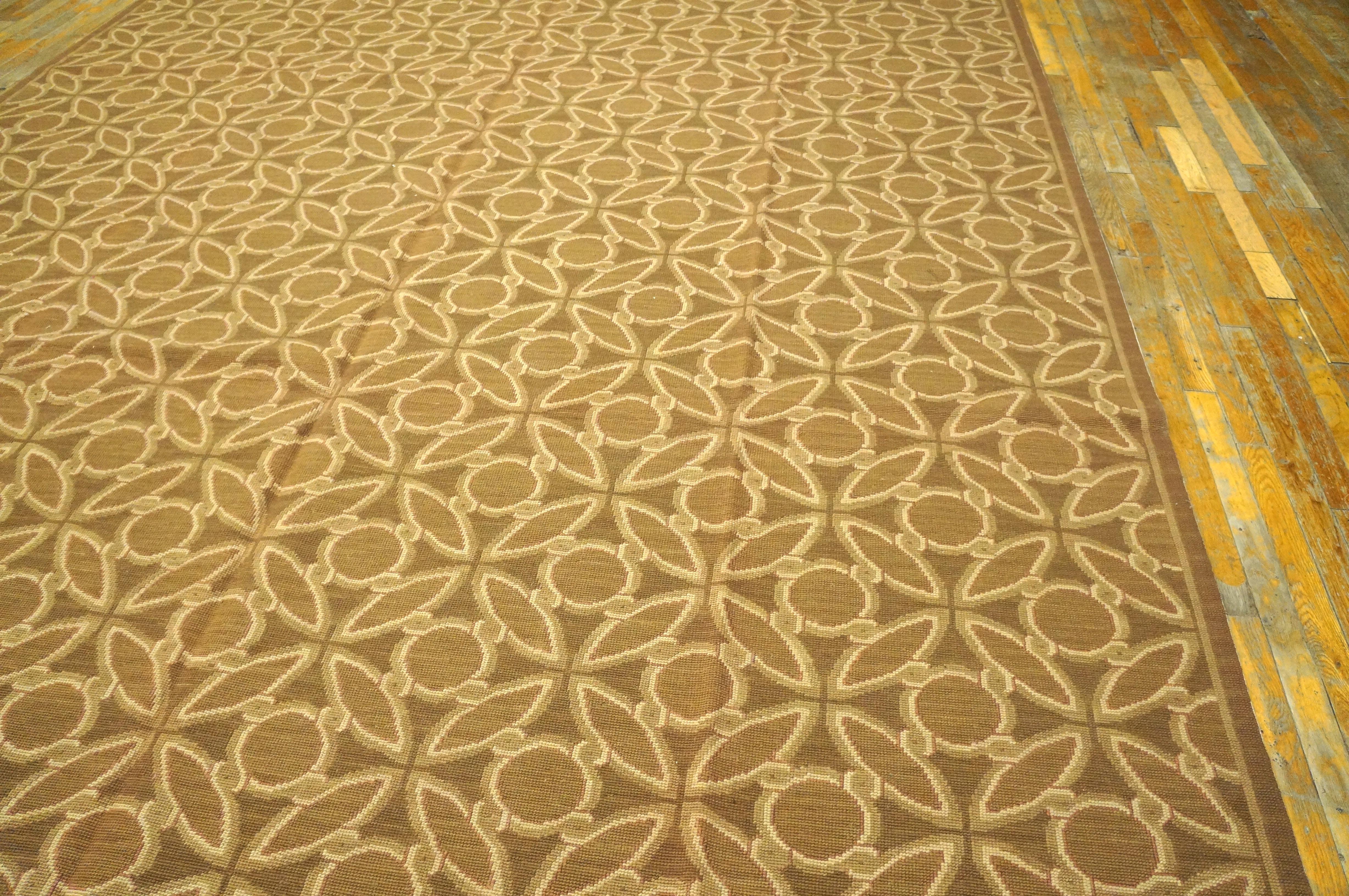 Zeitgenössischer handgefertigter Flachgewebe-Teppich aus Wolle mit Nadelspitze und Seide als Highlight (21. Jahrhundert und zeitgenössisch) im Angebot