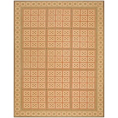 Contemporary Art Deco Style Woolen Needlepoint Carpet ( 6' x 9' - 185 x 275 )