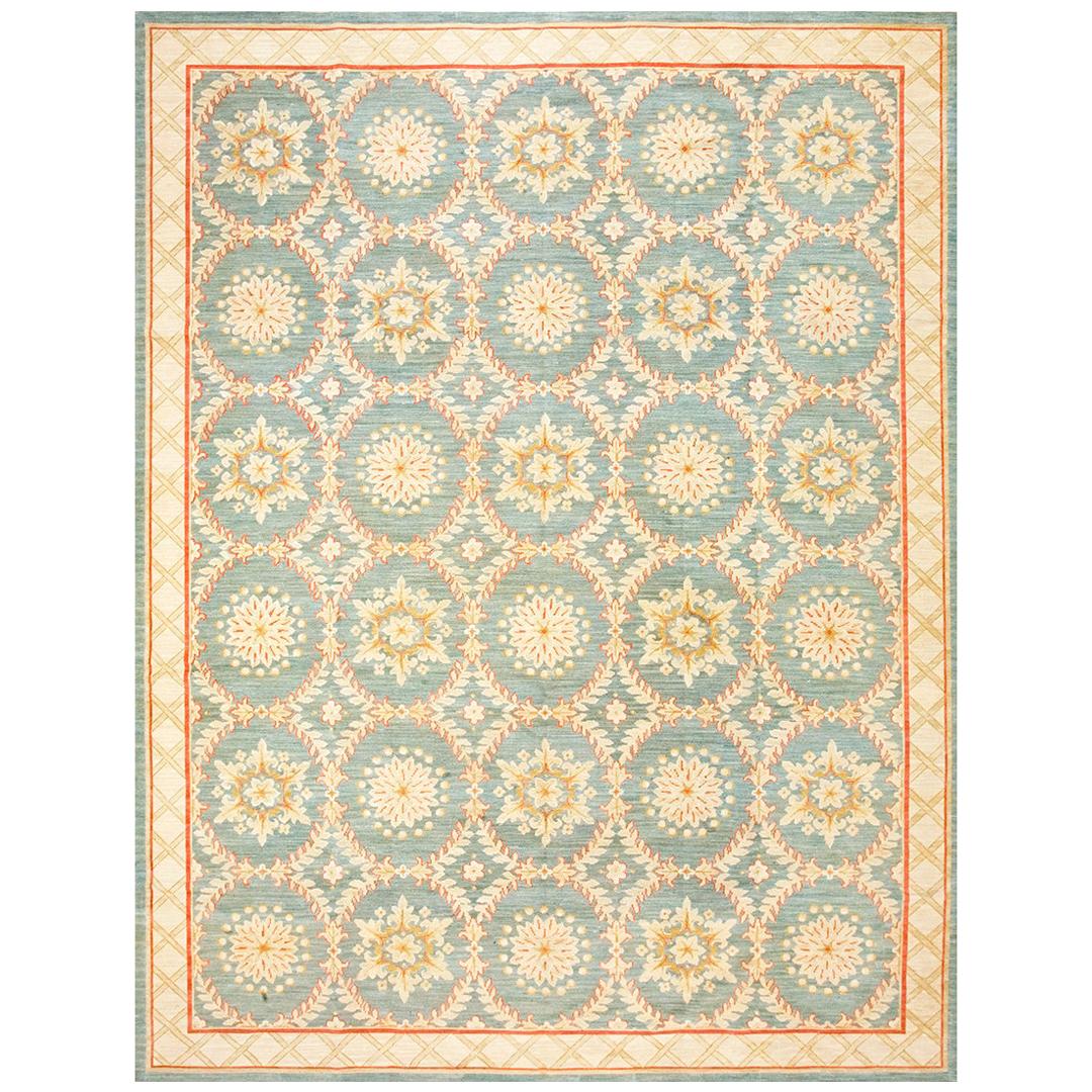 Contemporary Needlepoint  Carpet ( 9' x 12' - 275 x 365 cm ) For Sale