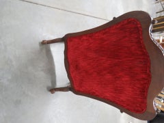 Antique French Louis XV Needlepoint Fireplace Fire Screen