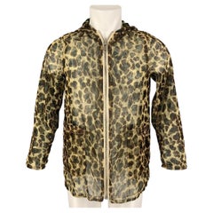 NEEDLES Size M Beige Brown Camo Mesh Hoodie Jacket