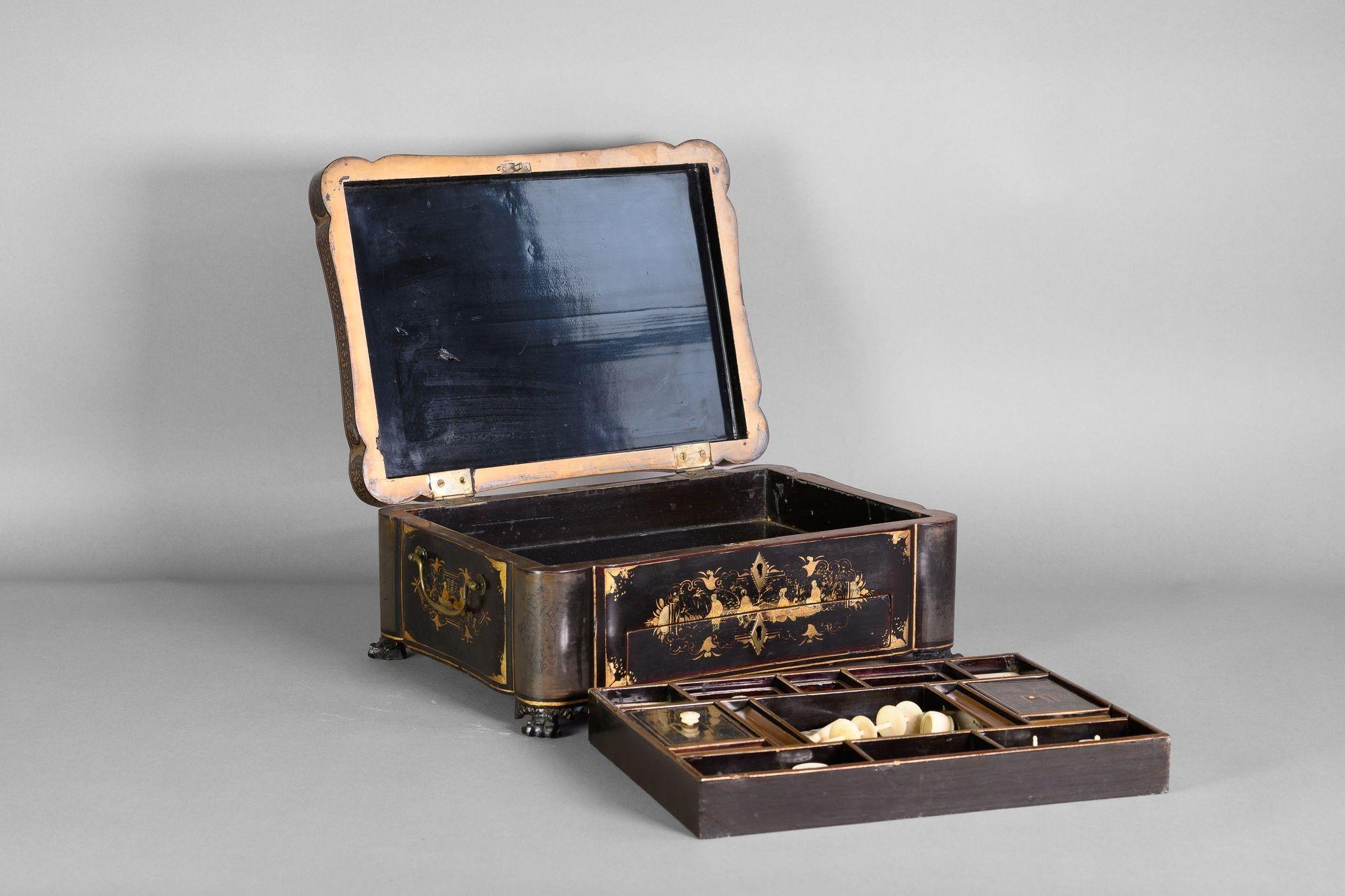 Needlework Box In Good Condition For Sale In London, England