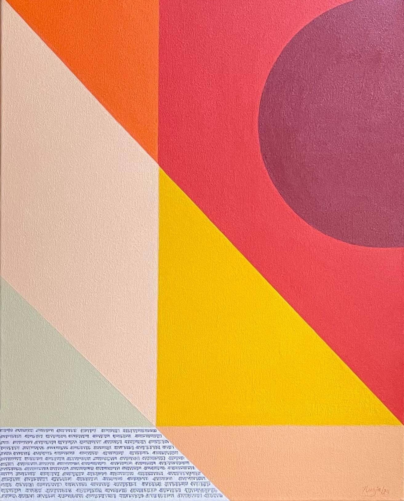 Alphabet der Geometrie 61, Triptychon. Aus der Reihe Das Alphabet der Geometrie im Angebot 1