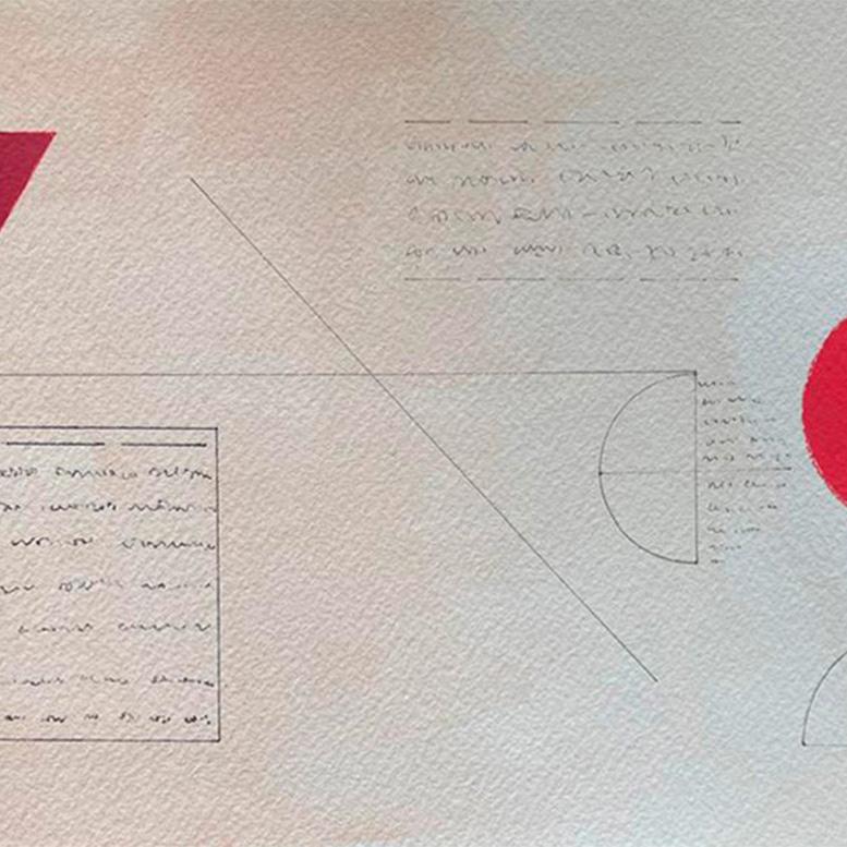 Neerja Chandna Peters enjoys navigating harmony through the play of lines with their symmetrical synchrony and rhythmic interplay, manipulating the nuances, their saturation and their values, thus creating a subtle movement of optics with their