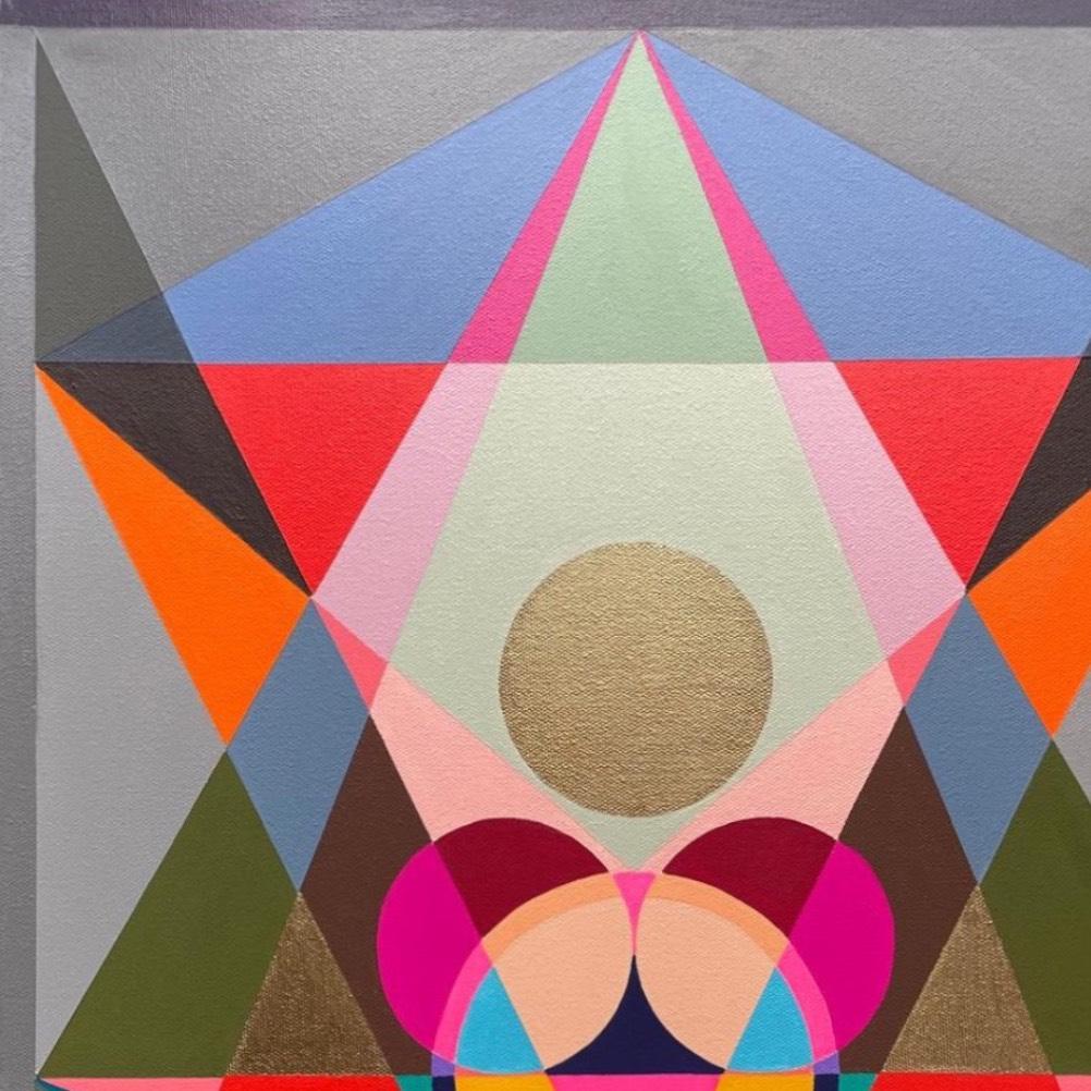 Saadhaka 7. De la serie Saadhaka - Painting de Neerja Chandna Peters