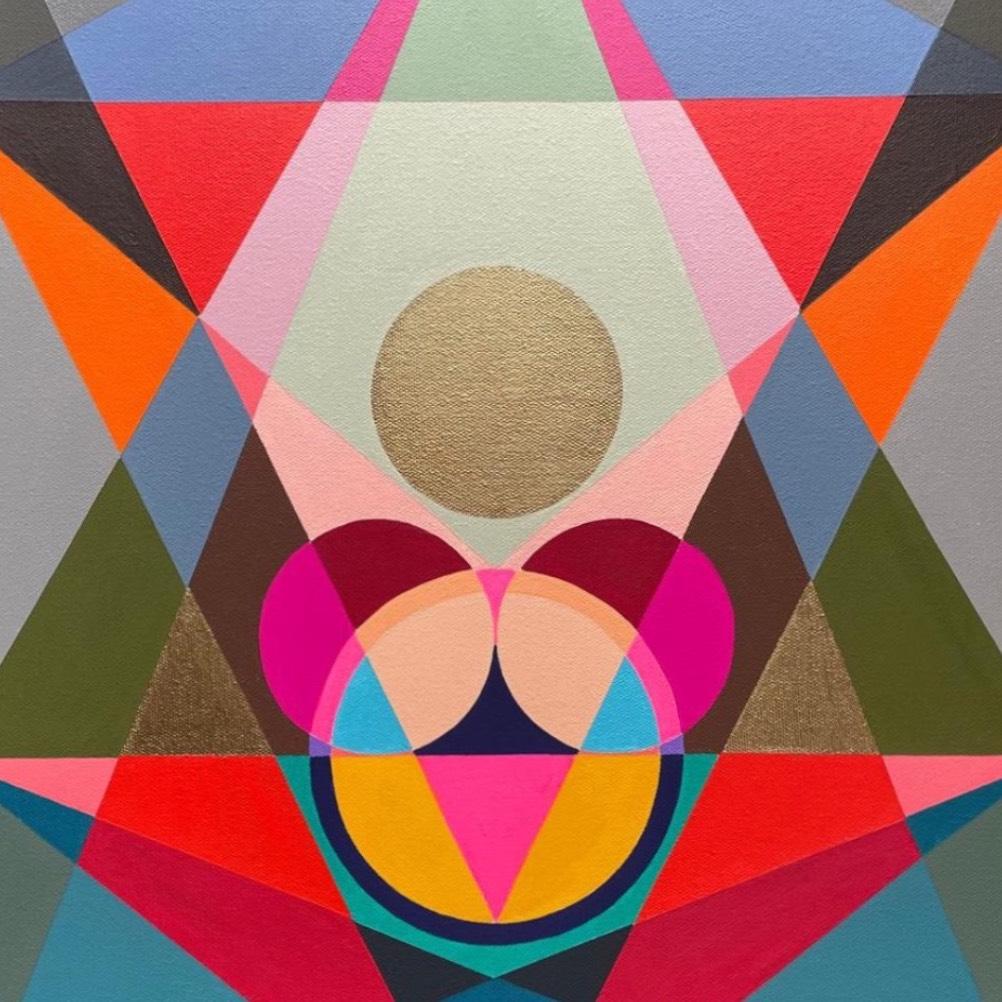 Saadhaka 7. De la serie Saadhaka - Painting Contemporáneo de Neerja Chandna Peters