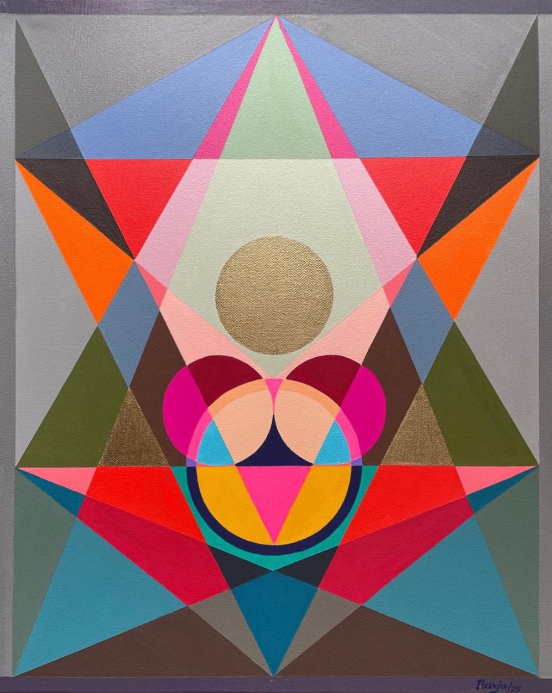 Abstract Painting de Neerja Chandna Peters - Saadhaka 7. De la serie Saadhaka