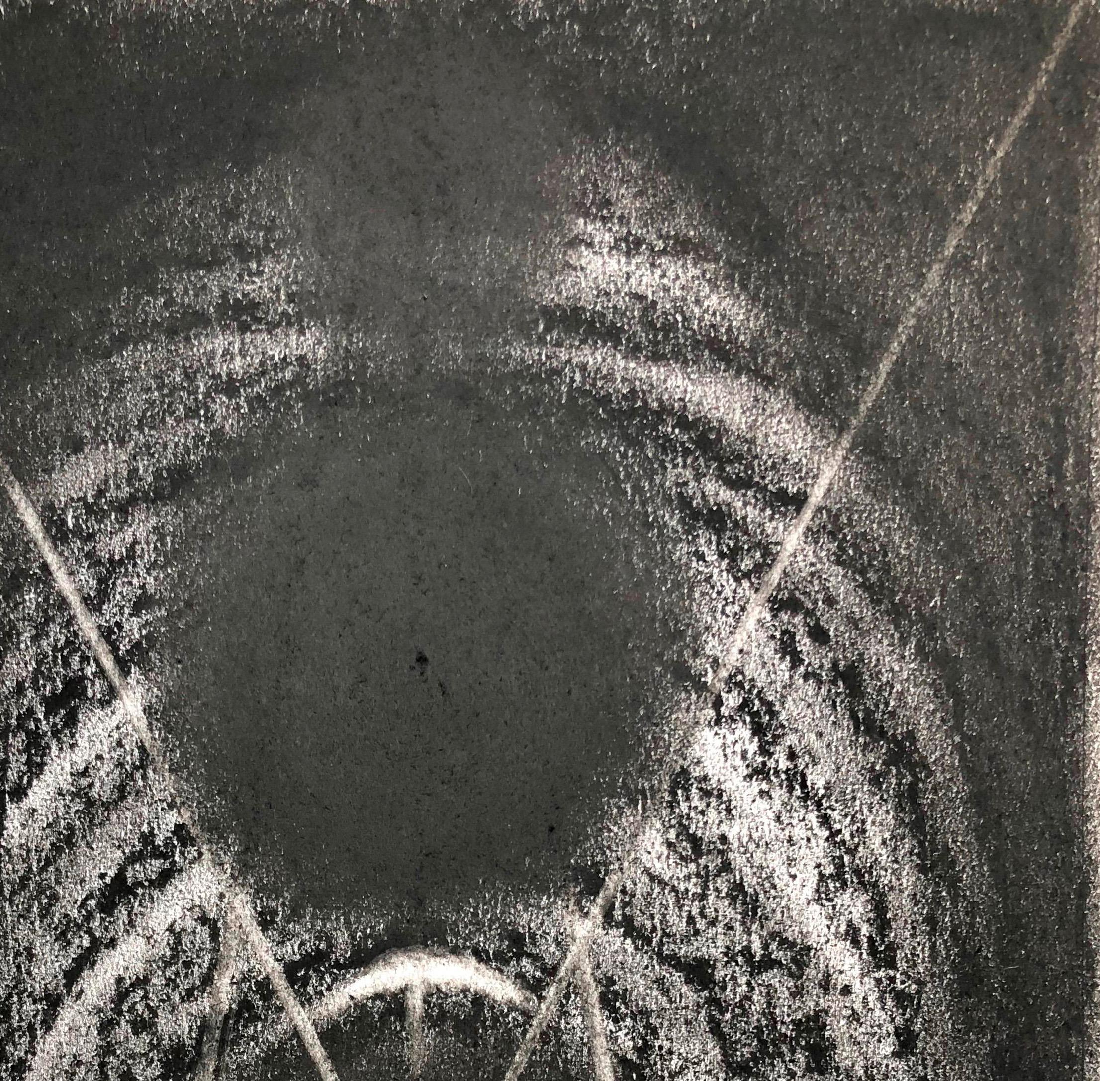 Das Diptychon Kosmischer Geist 11 und 14. Aus der Serie Kosmischer Geist (Schwarz), Abstract Painting, von Neerja Chandna Peters