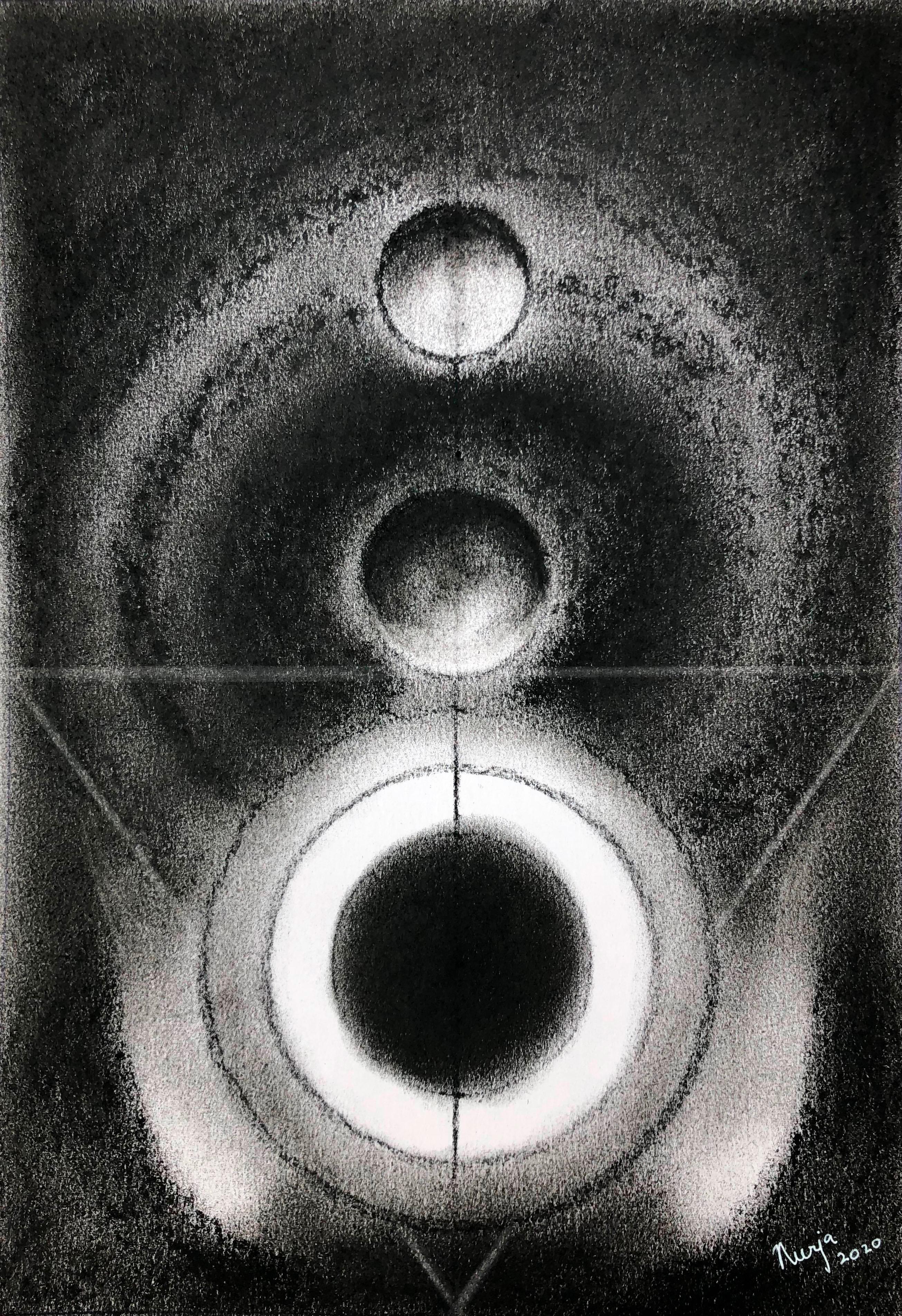 Neerja Chandna Peters Abstract Painting - The Cosmic Spirit 14. From The Cosmic Spirit Series