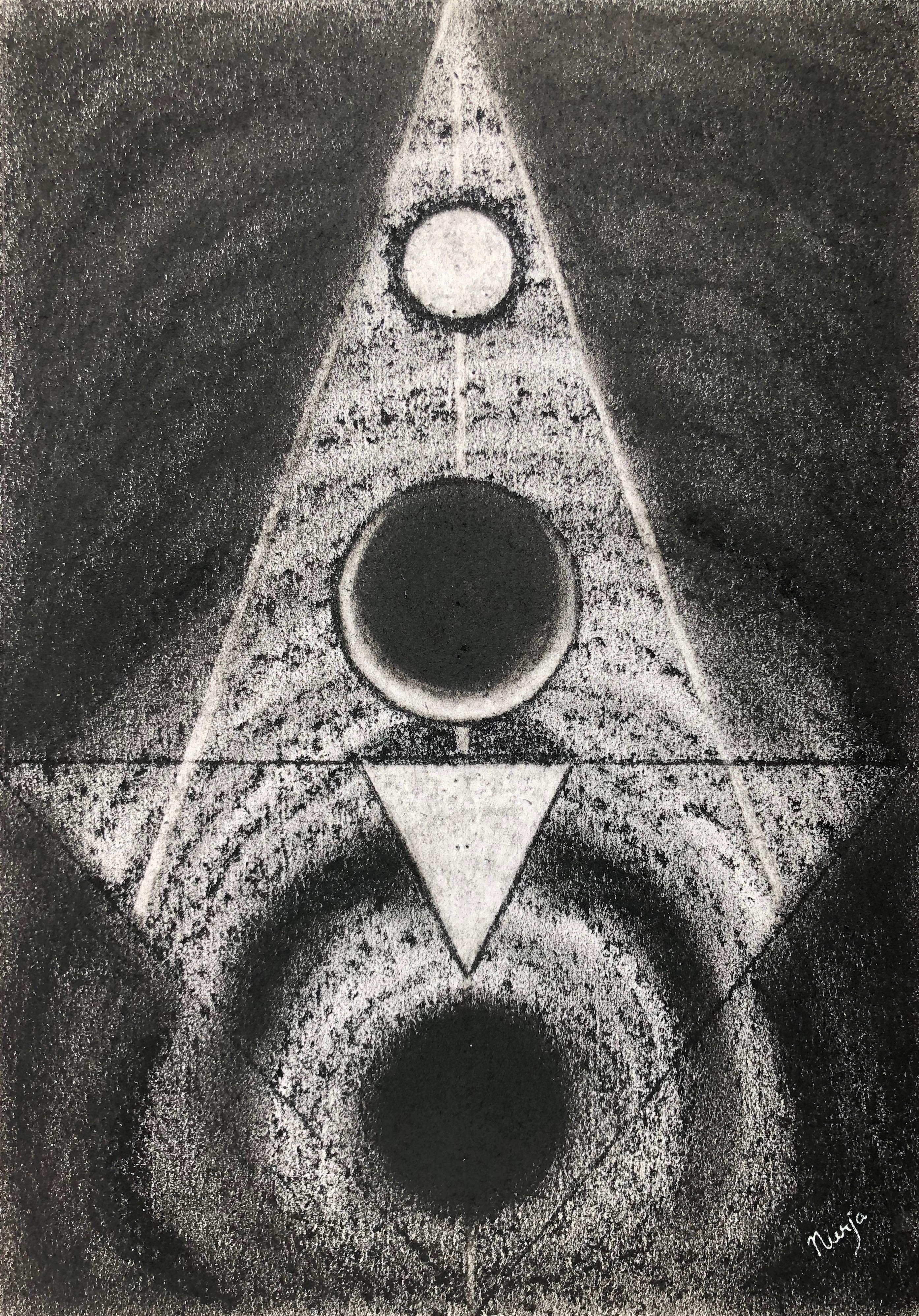 L'esprit cosmique 7. De la série L'esprit cosmique - Painting de Neerja Chandna Peters