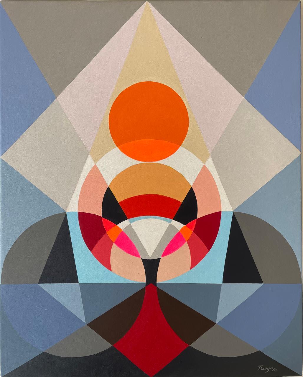 Il Sé 16. Dalla serie Self - Painting di Neerja Chandna Peters