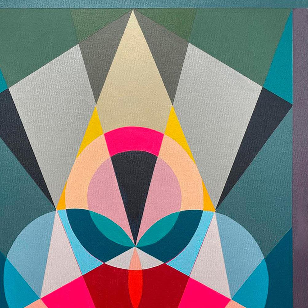 The Self 28. From The Self Series - Contemporary Painting by Neerja Chandna Peters