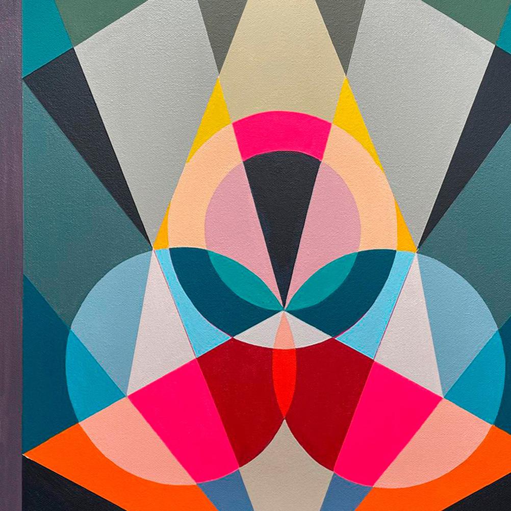 Realising the consciousness or Self is realising the Universe and its Source. Connecting with this light within is also then a path of connecting with the Source. 
The Self series of works celebrates this connection with the Self.

Neerja Chandna