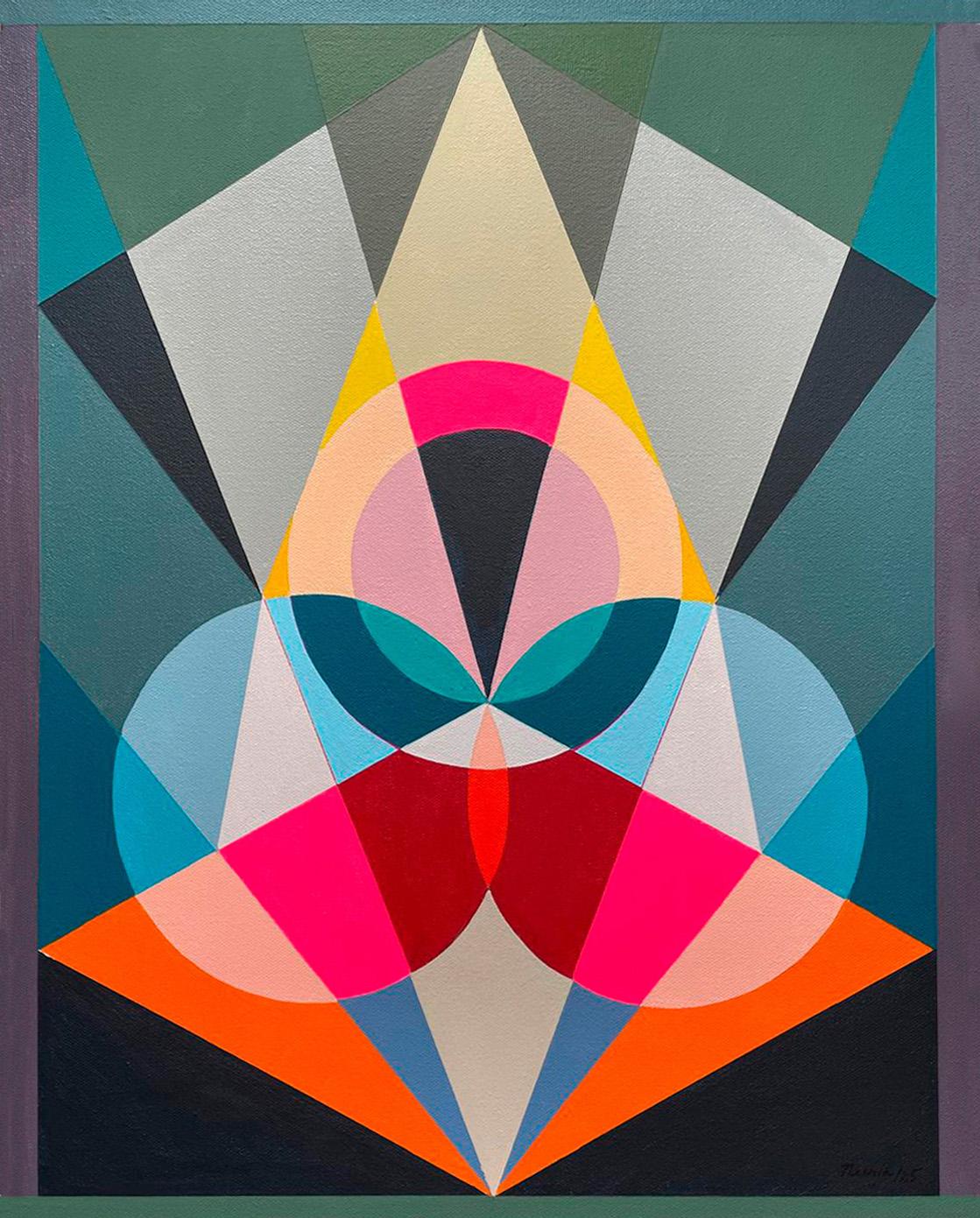 The Self 28. From The Self Series - Painting by Neerja Chandna Peters
