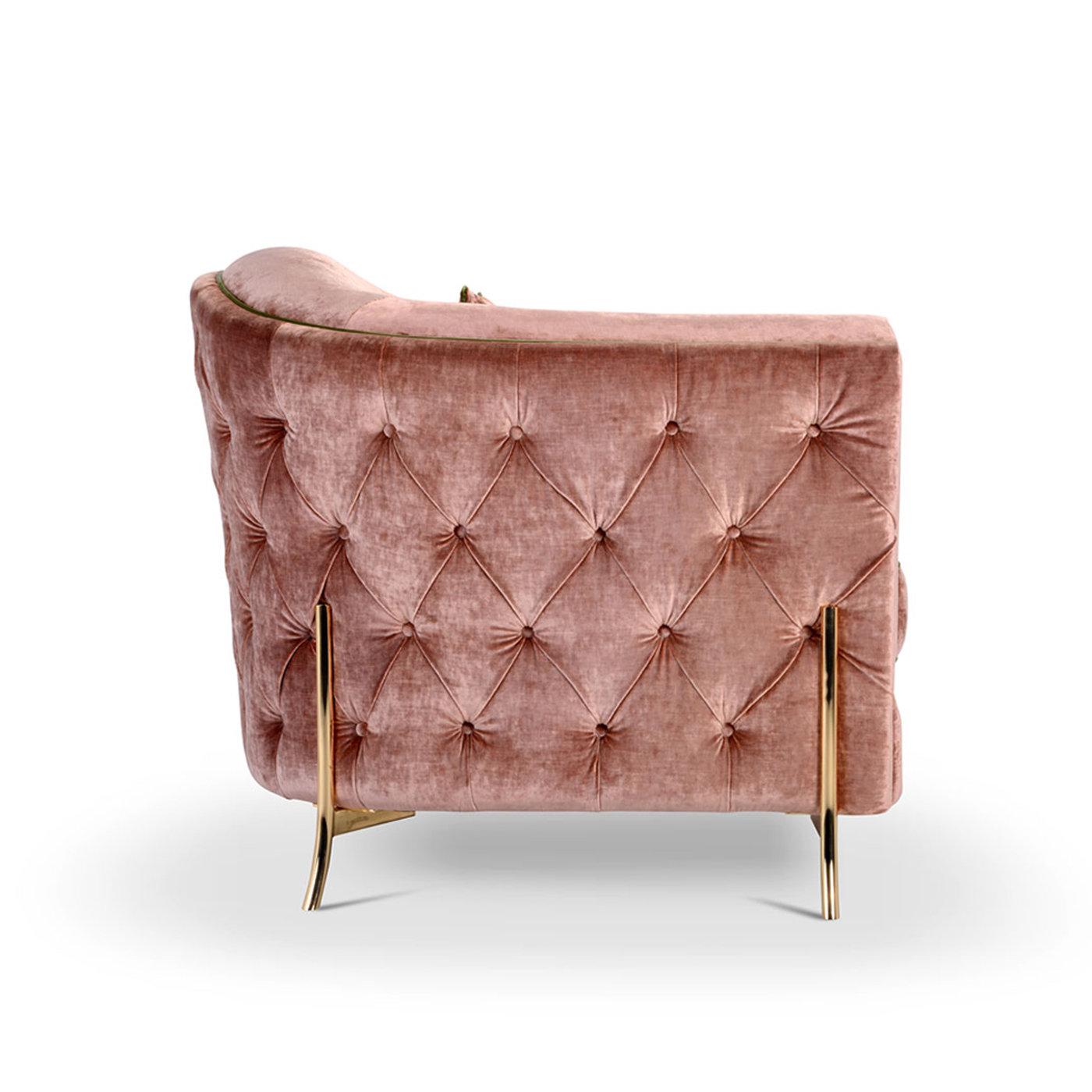 Italian Nefele Pink Armchair