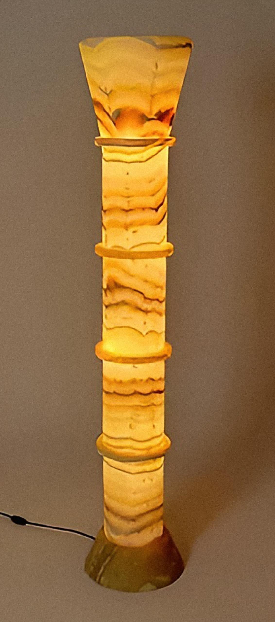 Egyptian Nefer Floor Lamp For Sale