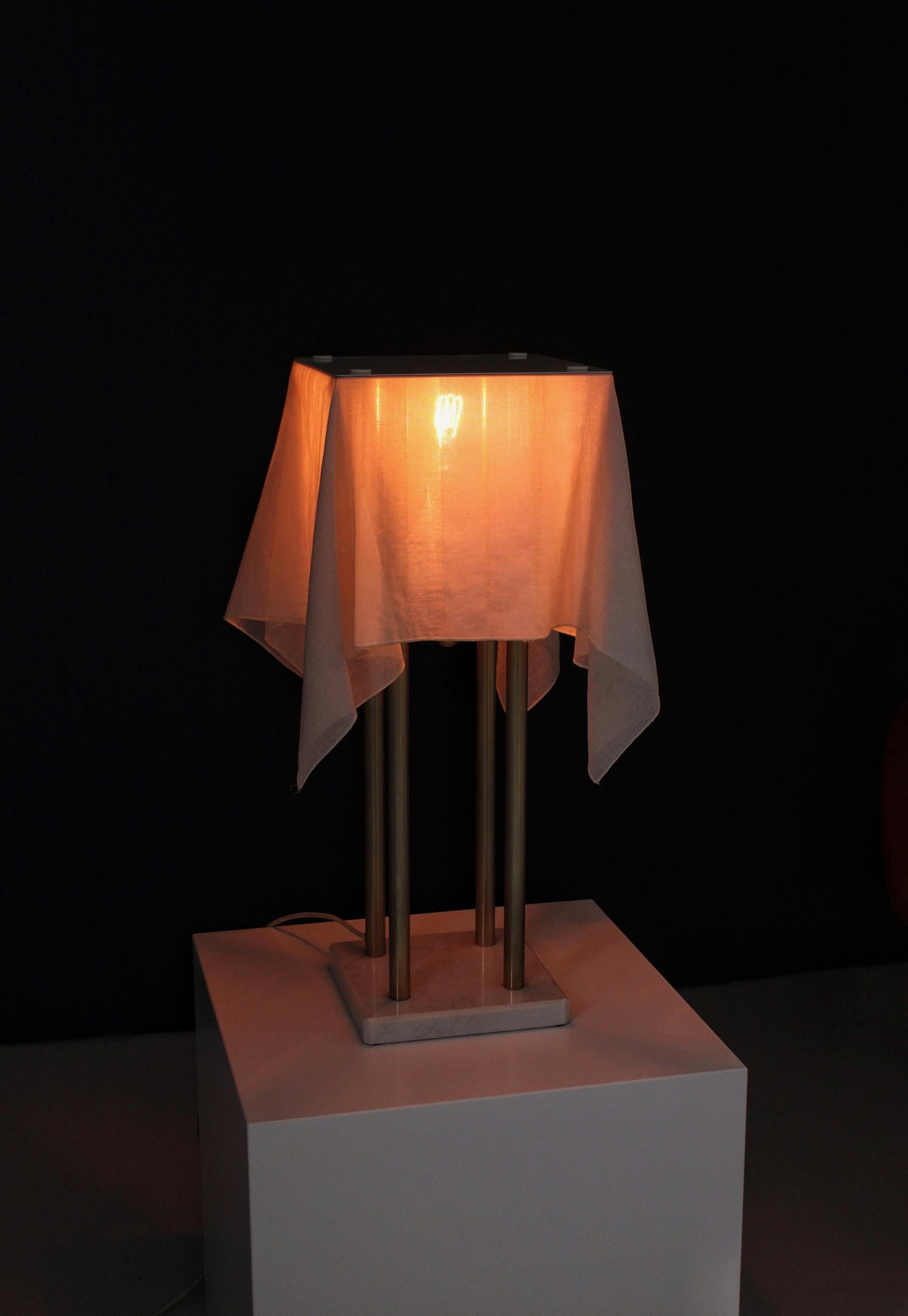 Italian Nefer table lamp by Kazuhide Takahama for Sirrah, 1986 For Sale