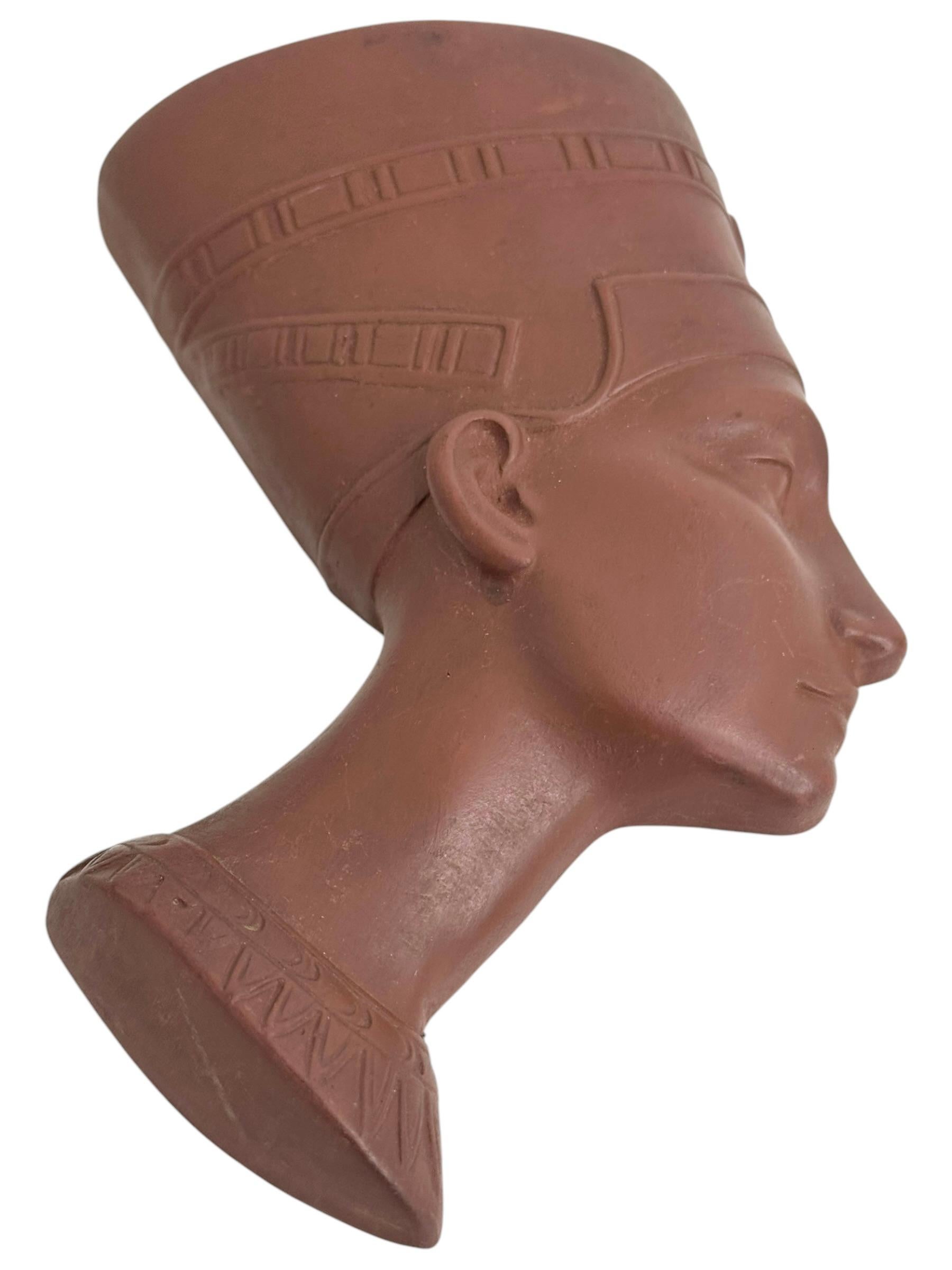 Nefertiti Cabeza Busto Máscara de Pared Decoración Vintage, Goebel Alemania Años 50 Austríaco en venta