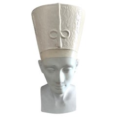 Vintage Nefertiti Porcelain Bust by Rosenthal Germany 