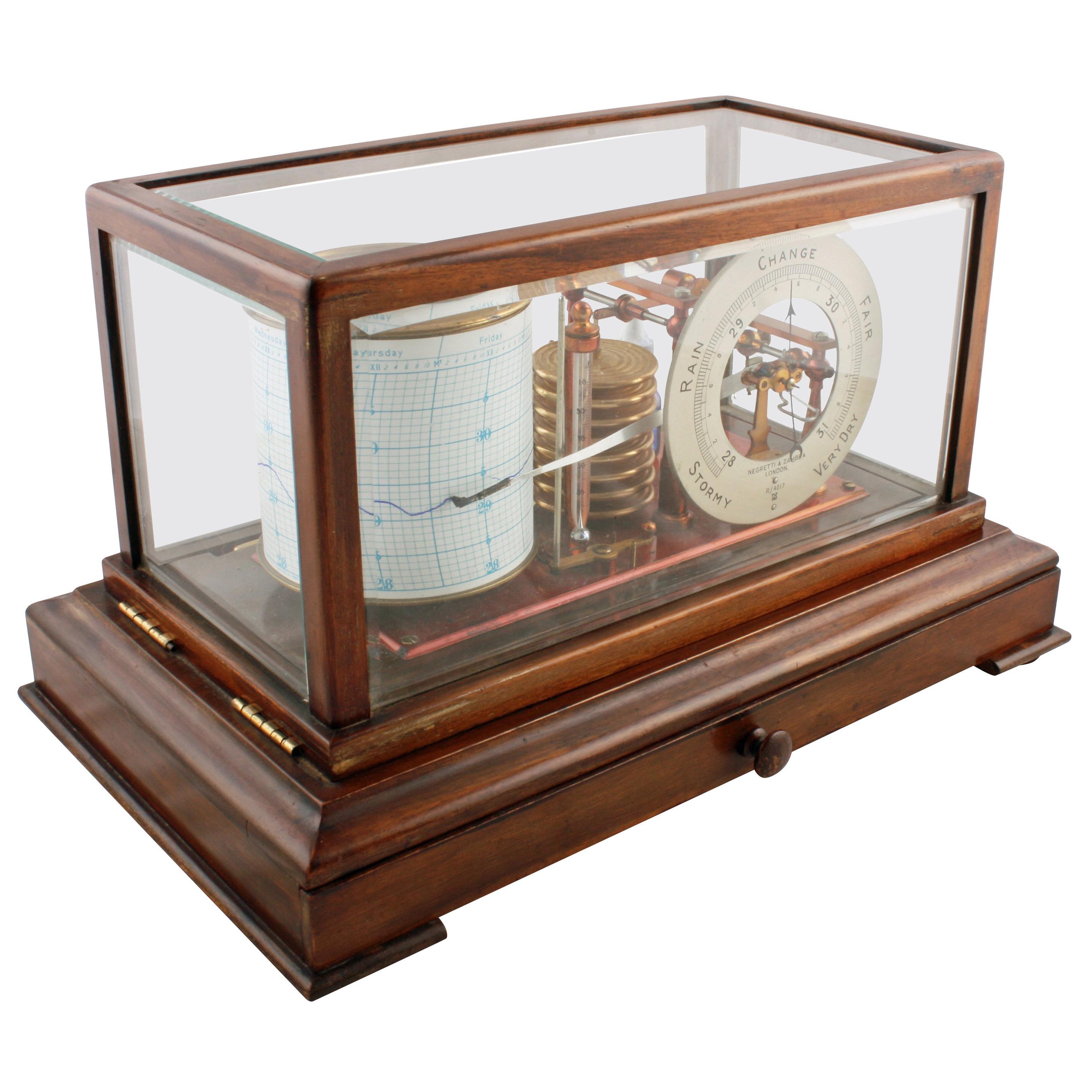 Negretti 
Zambra Barograph Thermometer