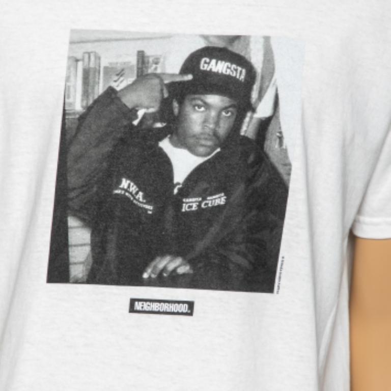 Men's Neighborhood x Image Club Limited N.W.A Print Cotton T-Shirt L For Sale