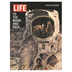 Vintage Neil Armstrong Signed Copy of Life Magazine