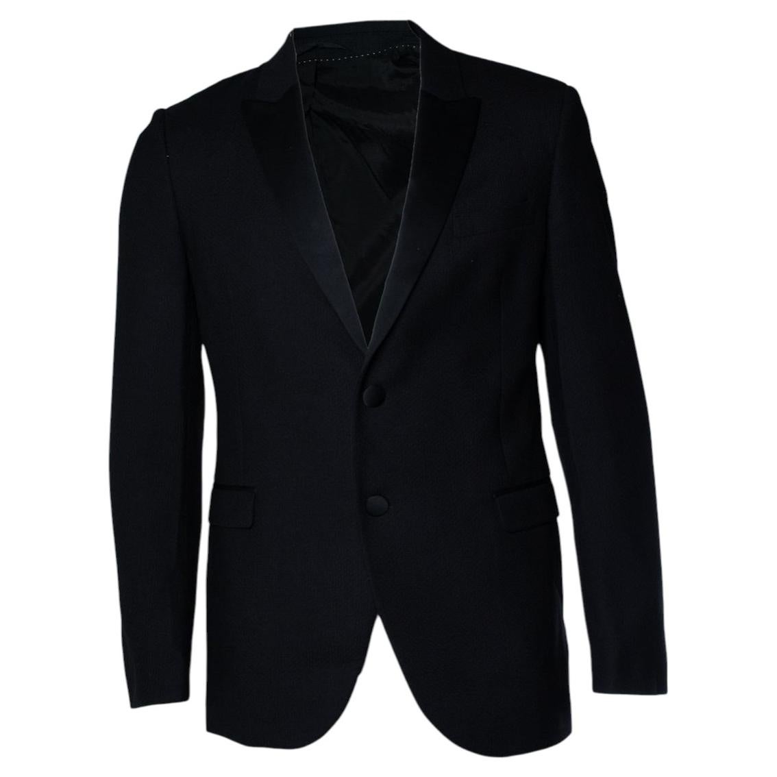 Neil barret, black structured blazer jacket