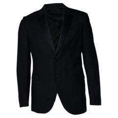 Neil barret, black structured blazer jacket