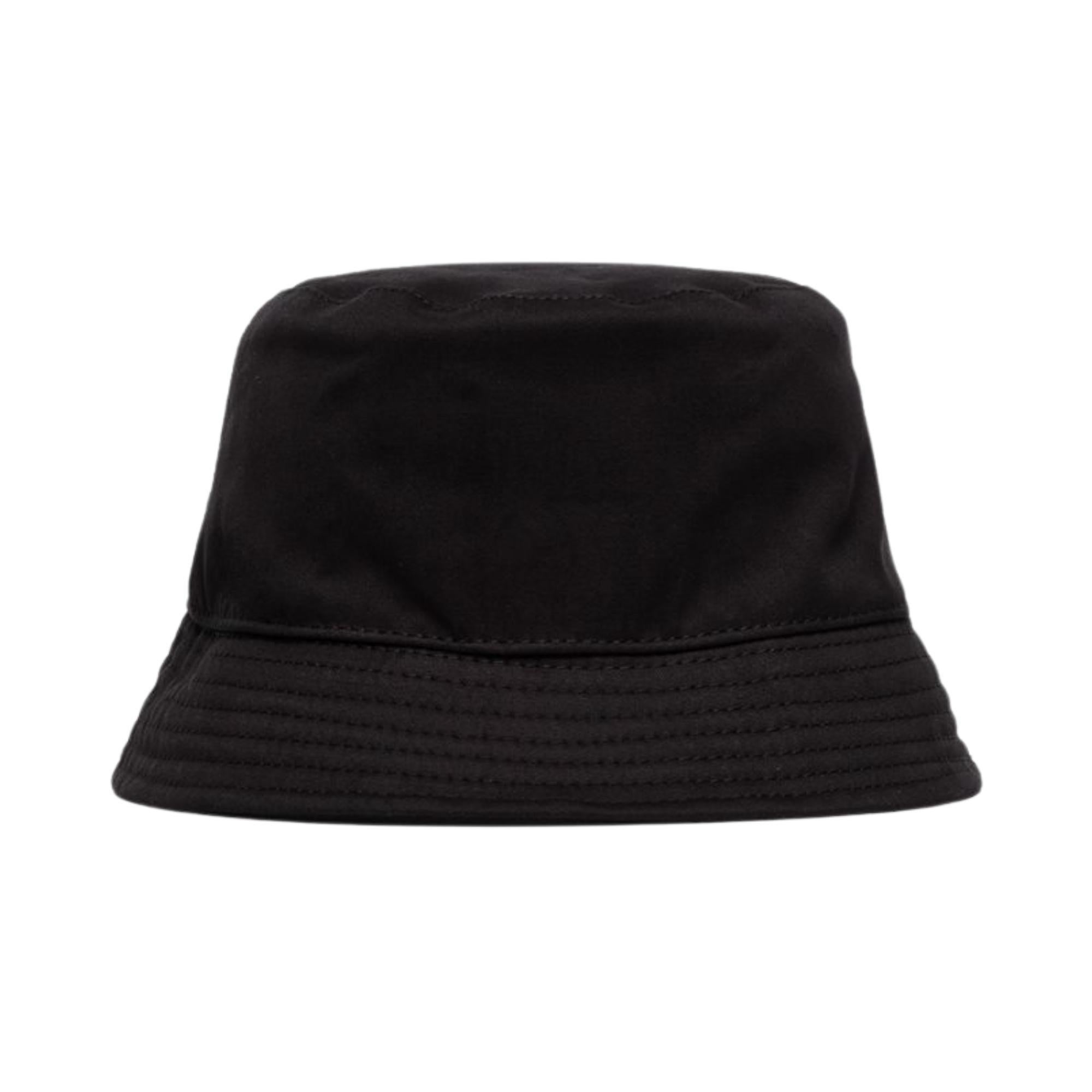 Neil Barrett Black Thunderbolt Bucket Hat In New Condition In Montreal, Quebec