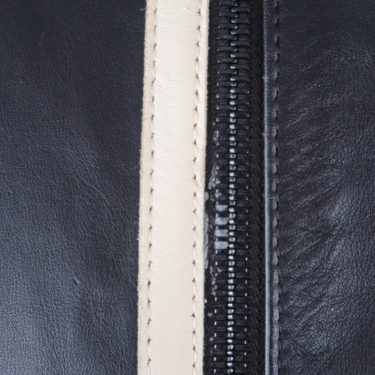 Men's NEIL BARRETT M Brown Leather Jacket For Sale