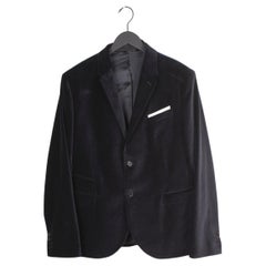 Neil Barrett Herren Jacke Casual Velour Blazer Größe IT52/Groß