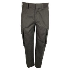NEIL BARRETT Size 30 Black Cotton Cargo Pockets Casual Pants
