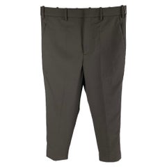 NEIL BARRETT Pantaloni da smoking in misto poliestere nero taglia 32