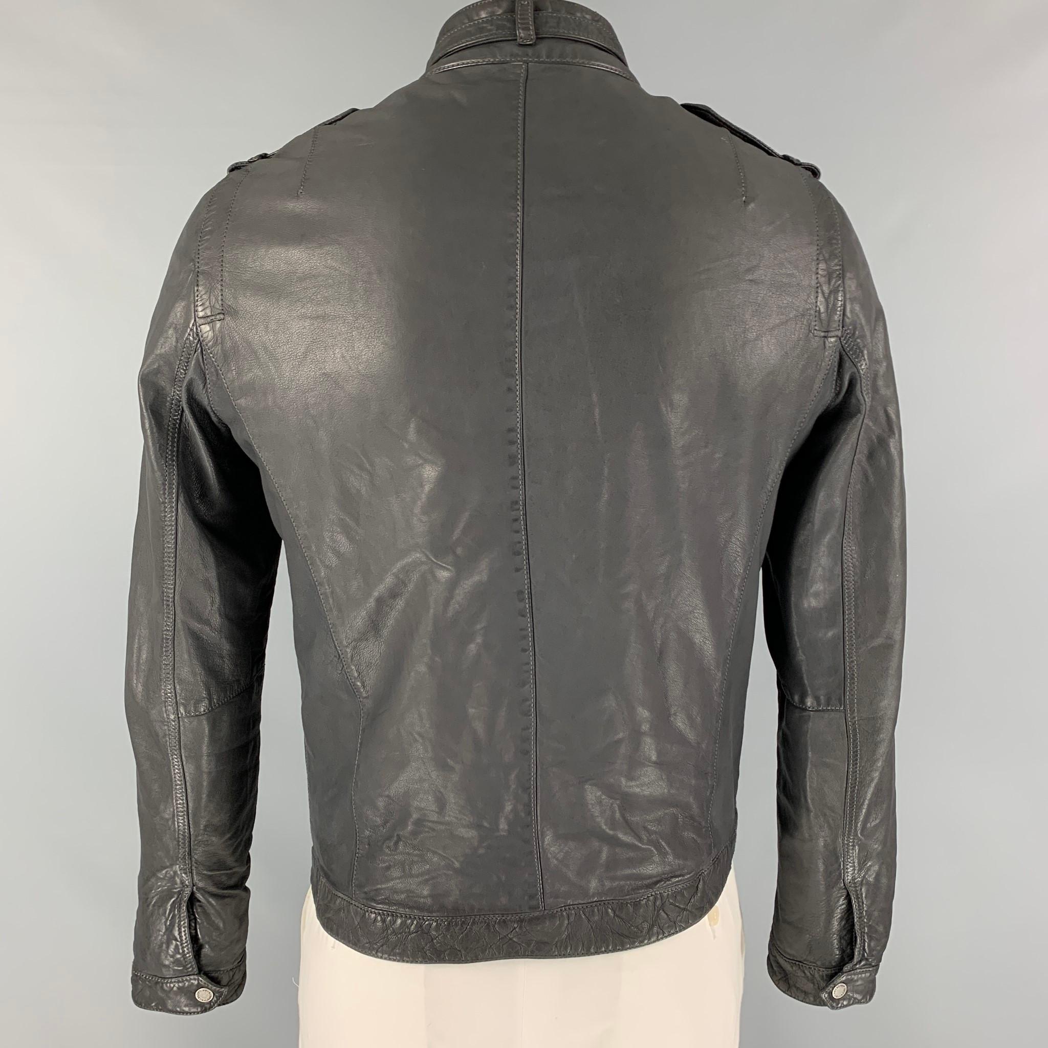 neil barrett leather jacket