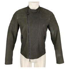 NEIL BARRETT M Brown Leather Jacket For Sale at 1stDibs | neil barrett ...