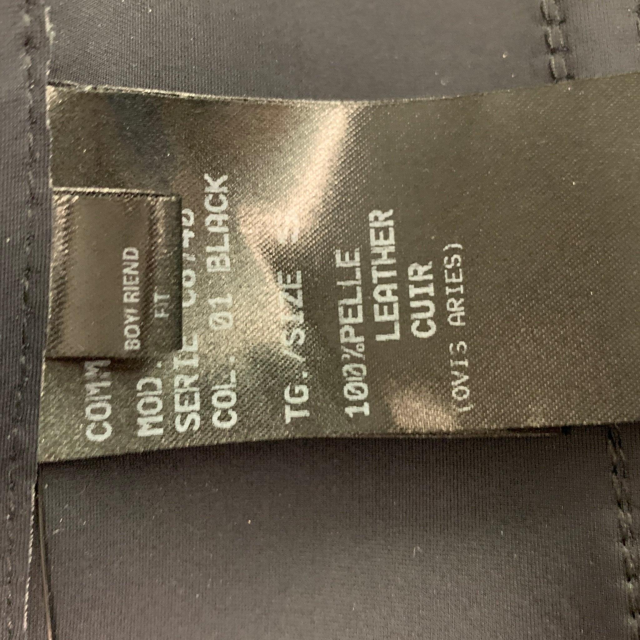 NEIL BARRETT Size S Black Zip Up Jacket For Sale 1