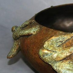 Drifters Bowl (bronze, bowl, sculpture, birds)