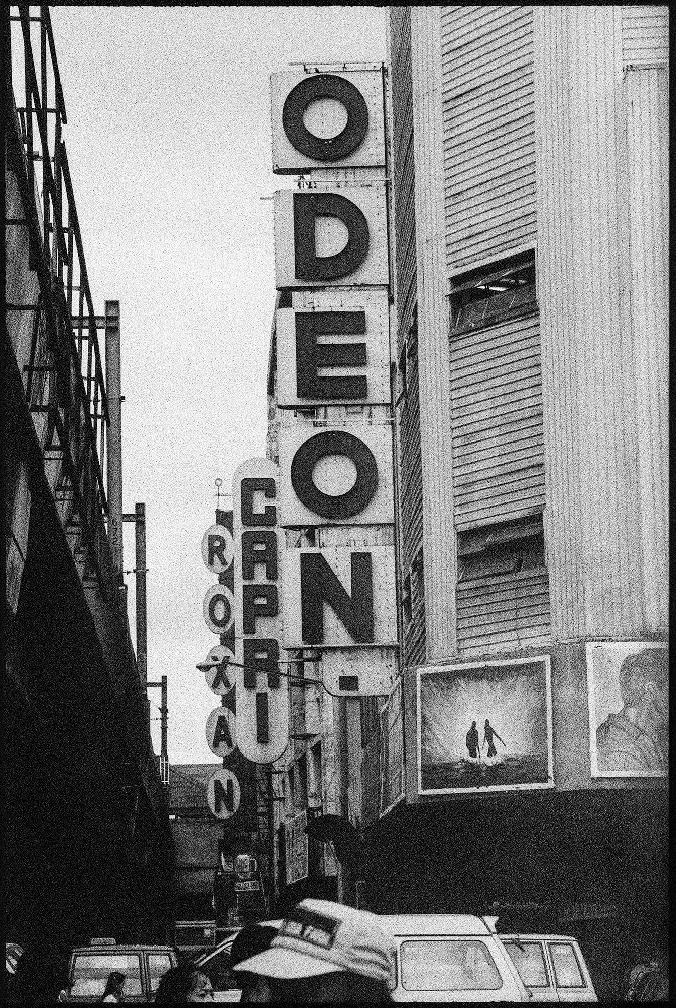 Neil Daza Black and White Photograph - Odeon Theater, C.M. Recto Avenue, Manila