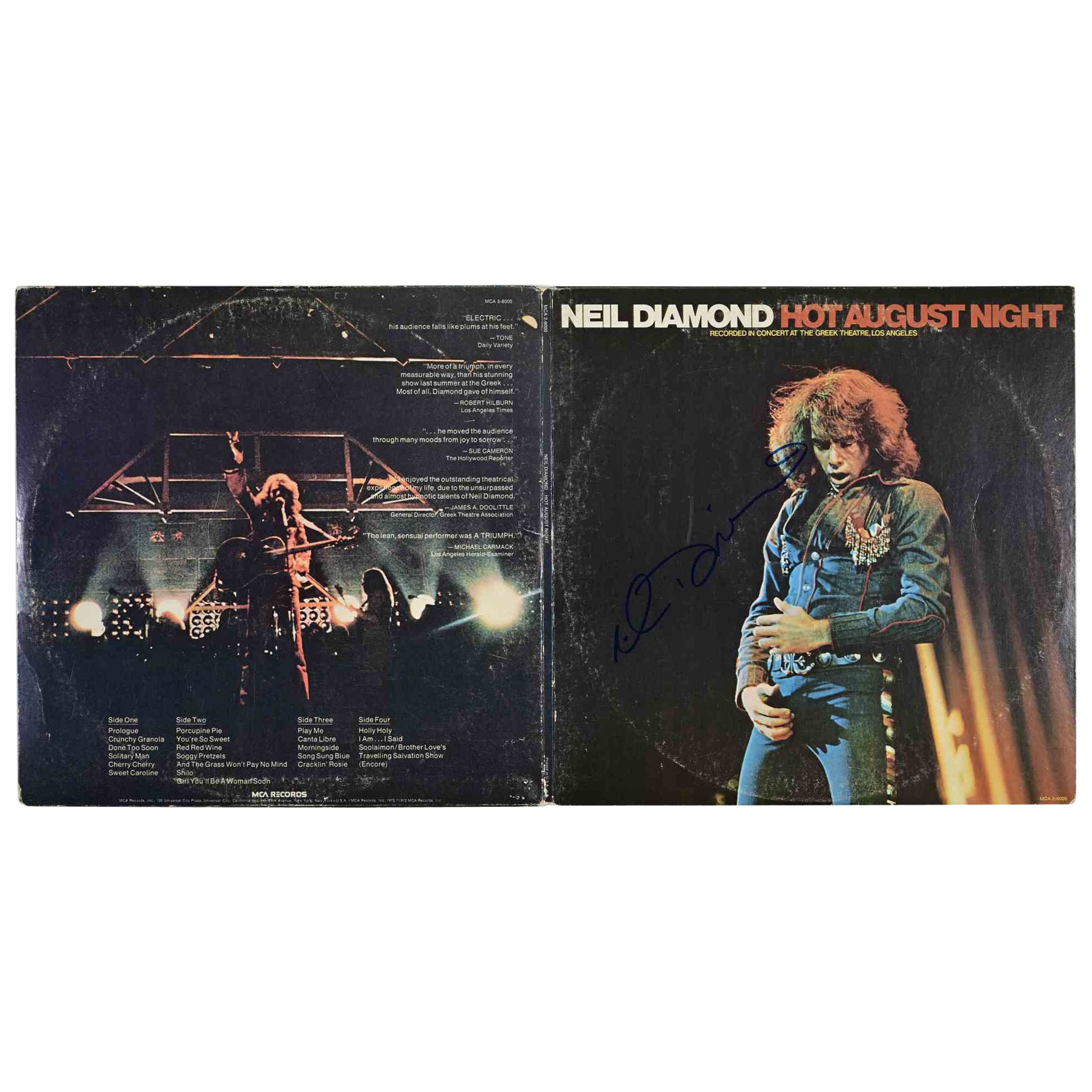 Neil Diamond - Noche caliente de agosto (Firmado) en venta