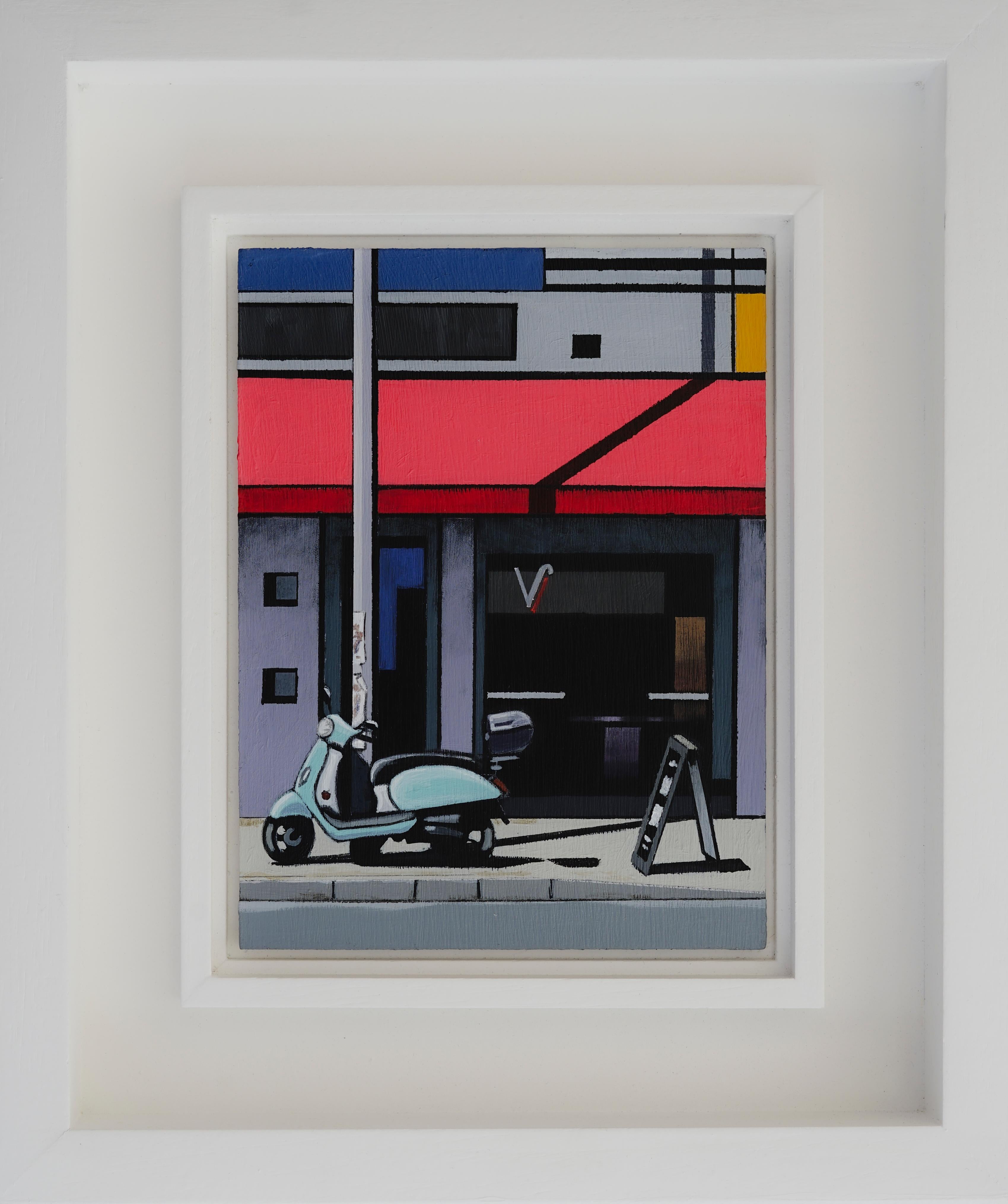 „Berlin“ (2023) von Neil Douglas, Original Öl-Stadtlandschaftsgemälde in Öl im Angebot 4