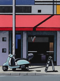 "Berlin" (2023) By Neil Douglas, Original Oil Cityscape Painting