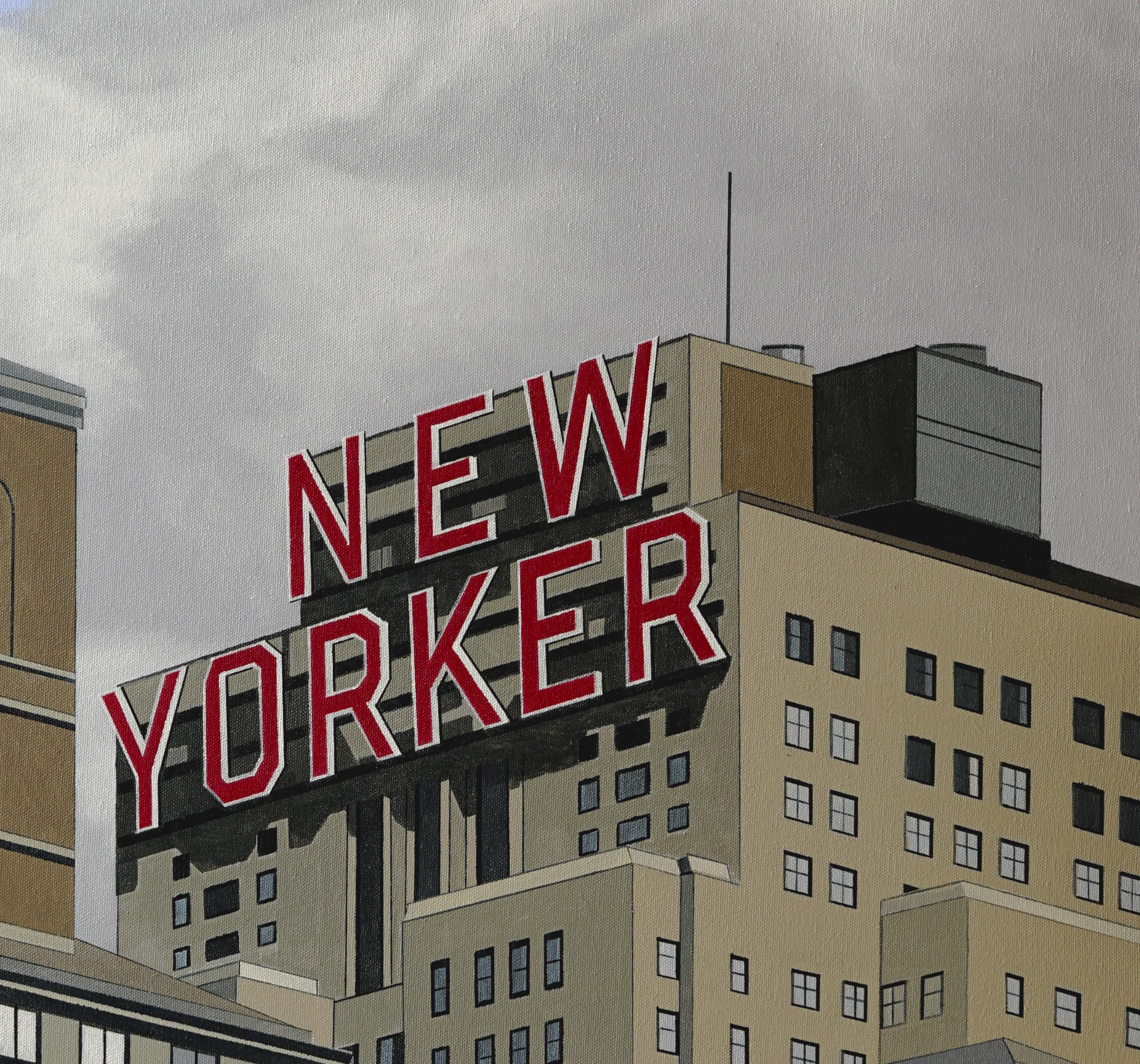„New Yorker“ (2022) von Neil Douglas, Original Öl-Stadtlandschaftsgemälde in Öl im Angebot 1