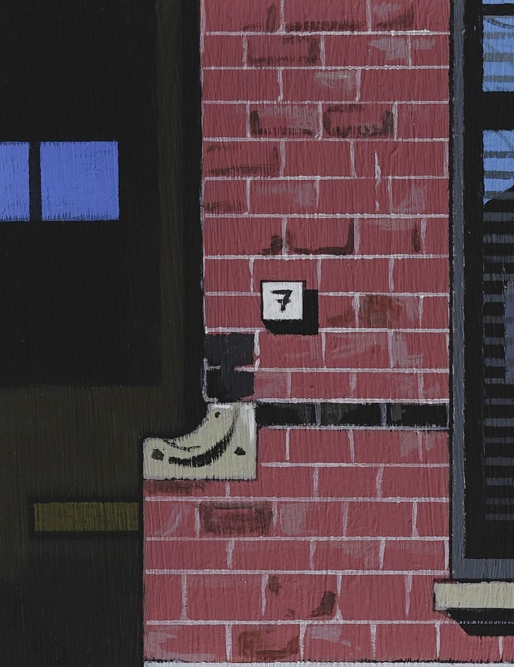 „No. 7“ (2023) von Neil Douglas, Original Öl-Stadtlandschaftsgemälde in Öl im Angebot 3