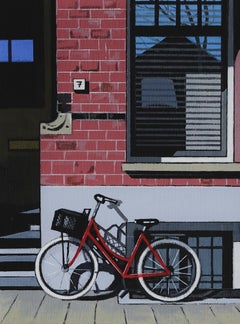 "No. 7" (2023) By Neil Douglas, Original Oil Cityscape Painting