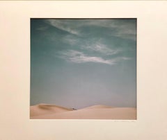 Great Dune and Clouds, Bikat Baraka Sinai Large Israeli Signed Color Photograph