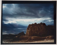 Jebel Zakuf, Sinai, photo couleur vintage signée par l'Israélien Cibachrome