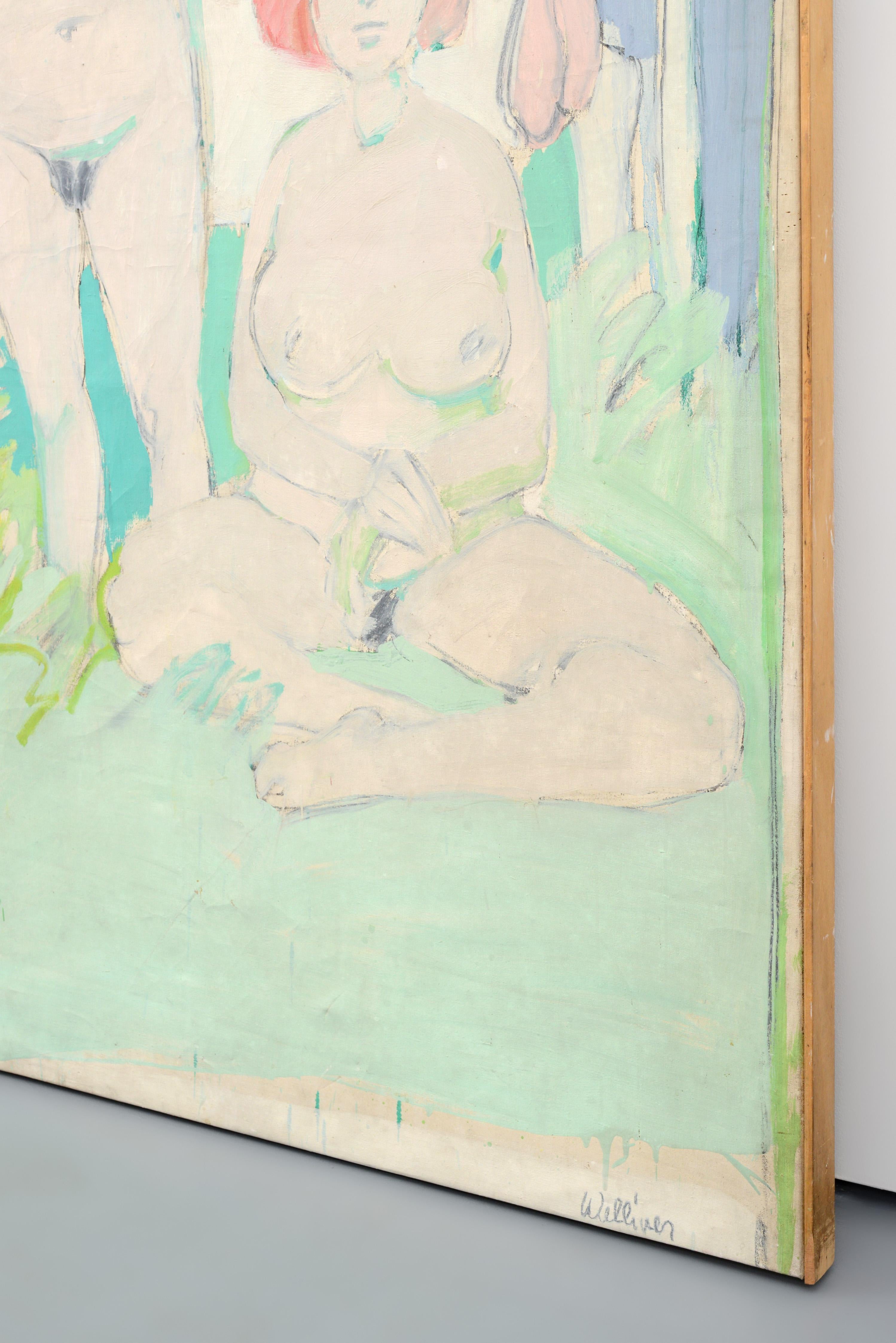 Pintura monumental Neil Gavin Welliver, 94,5 