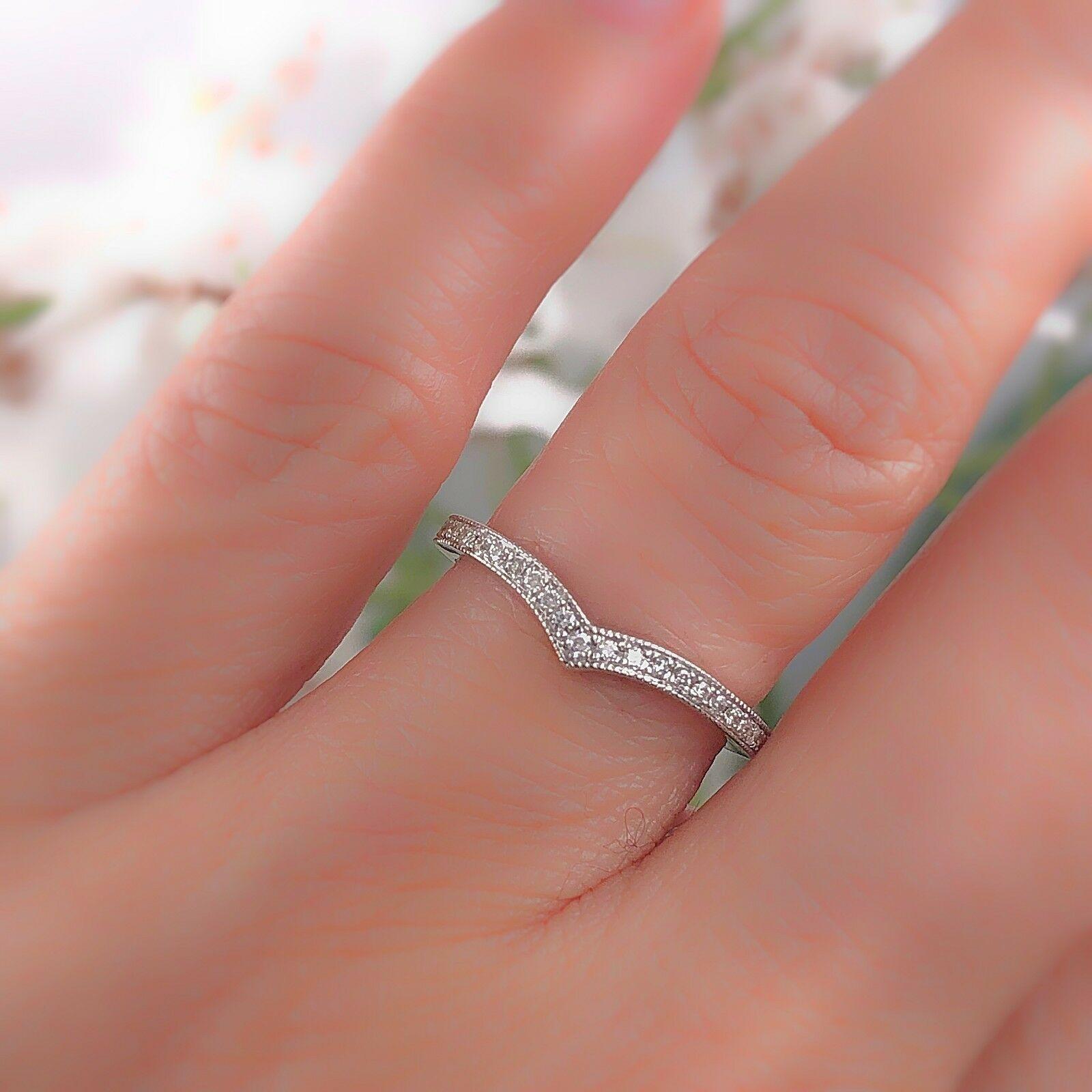 curved diamond ring