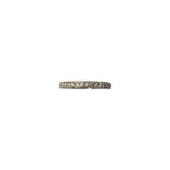 Neil Lane 14 Karat White Gold and Diamond Band Ring Size 5.75