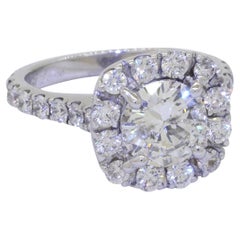 Neil Lane 14K White Gold 3.20ct Diamond Wedding Engagement Ring
